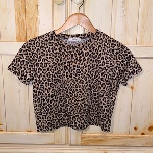Cheetah crop top